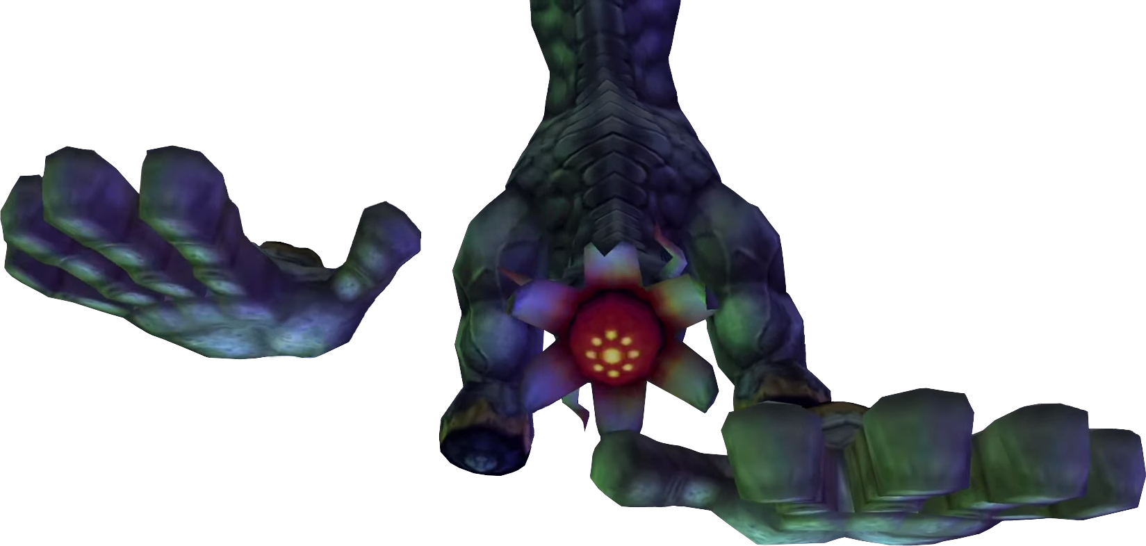 Bongo Bongo, the invisible drum-beast boss of the Shadow Temple